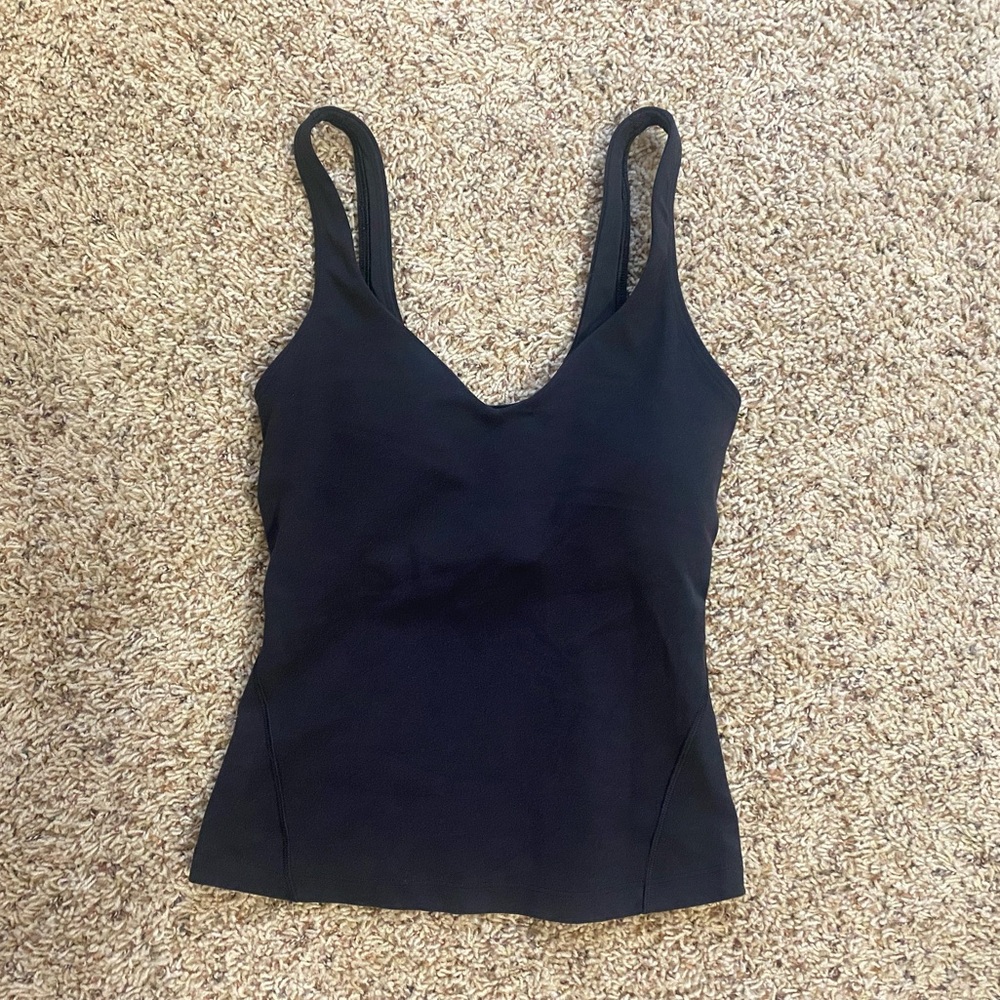 Lululemon Align Waist Length Tank Top (Black)